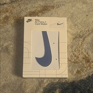 Nike Air Force 1 Card Wallet with Blue Swoosh